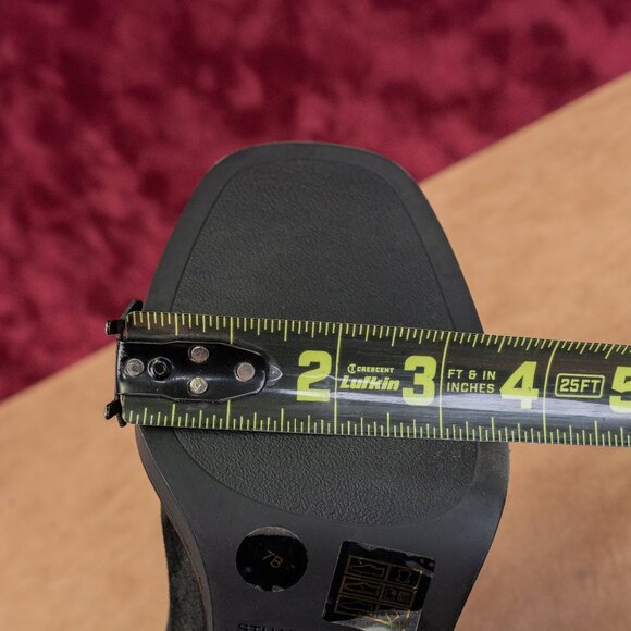 Stuart Weitzman Women Bethany Black Suede Square Toe Zip Fashion Boots sz 7 - Picture 6 of 10